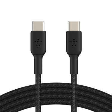 Belkin BoostCharge Braided USB-C to USB-C Cable 0.15M- White